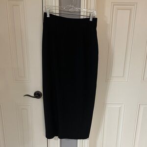 Elegant Black Midi Skirt